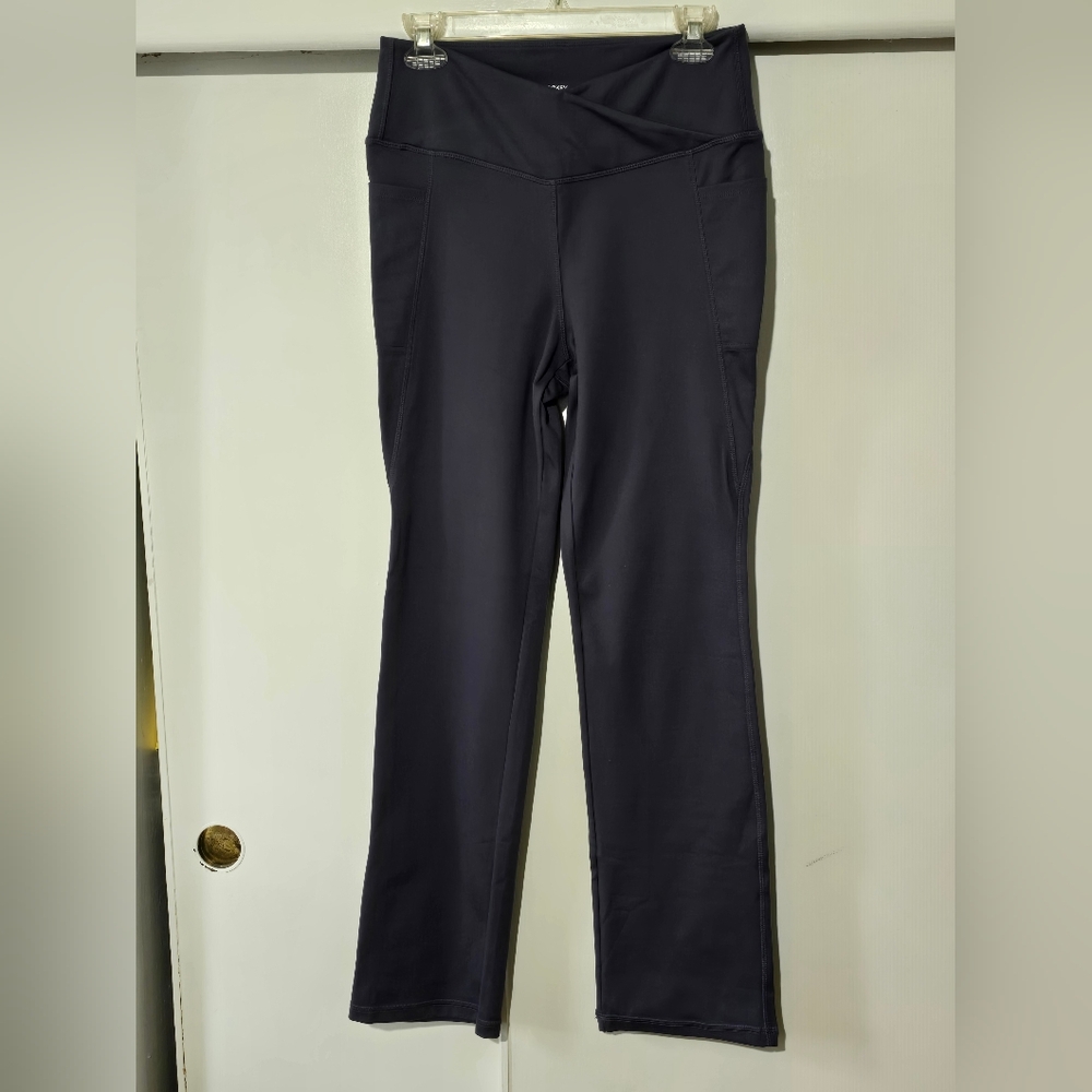 Jockey Black High-Rise Flare Leggings